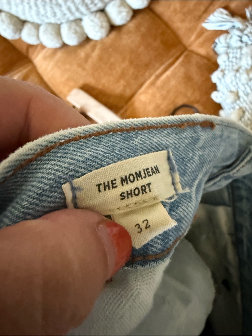 Madewell The MomJean Short – Light Blue Women's Denim Shorts